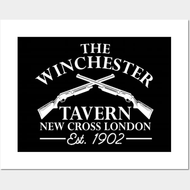 The Winchester Tavern - Shaun Of The Dead Wall Art by RiseInspired